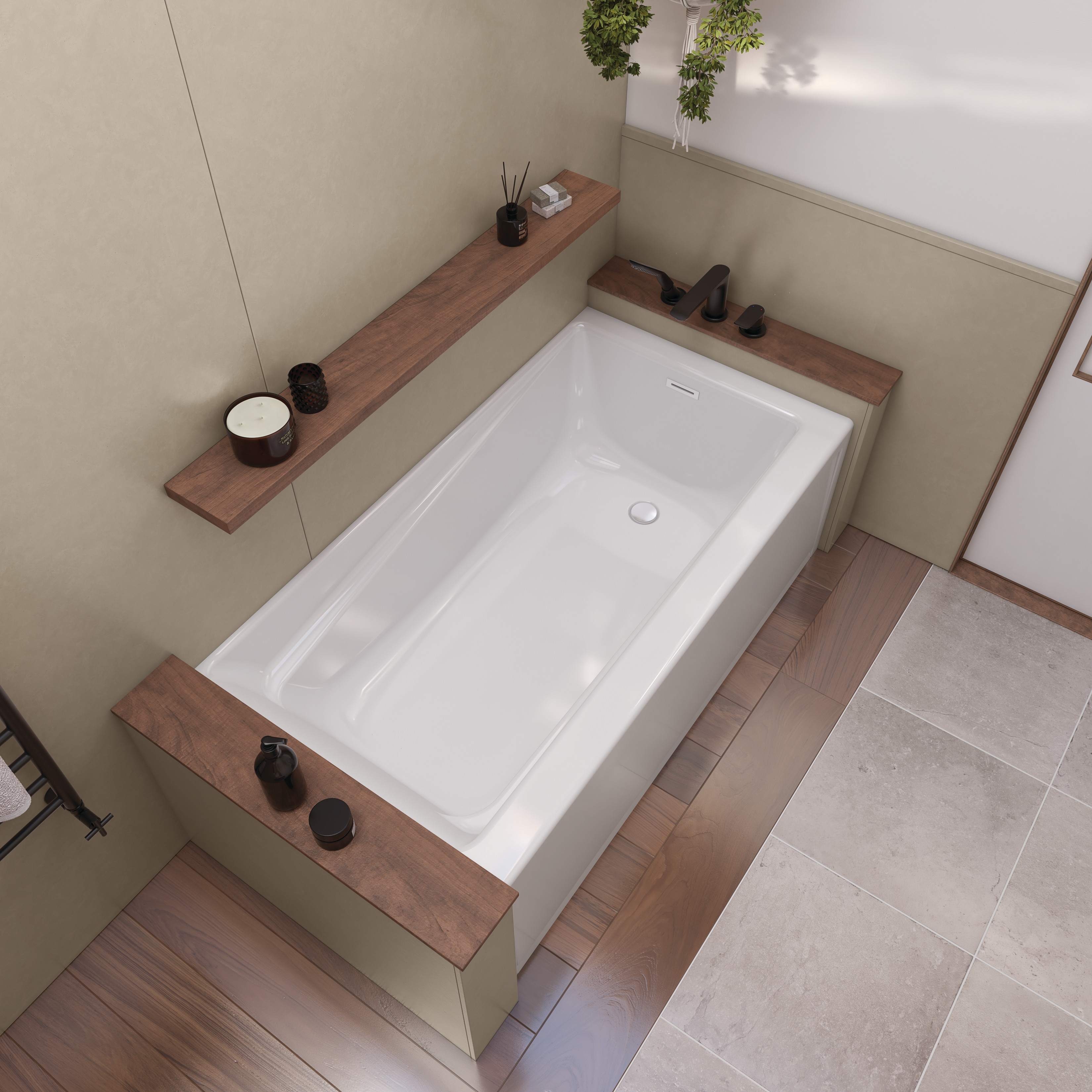 Exhibit 6032 IFS AFR Acrylic Alcove Right-Hand Drain Aeroeffect